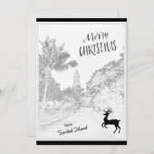 Frohe Weihnachten von Sanibel Island Lighthouse FL (Vorne/Hinten)