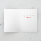 Frohe Weihnachten von Sankt! (Innenseite)