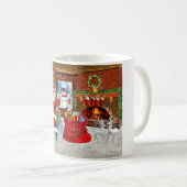 Frohe Weihnachten von Sankt Kaffeetasse (VorderseiteRechts)