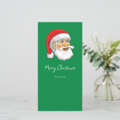 Frohe Weihnachten von Santa Claus (Stehend Vorderseite)