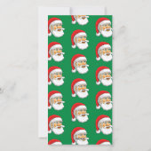 Frohe Weihnachten von Santa Claus (Rückseite)