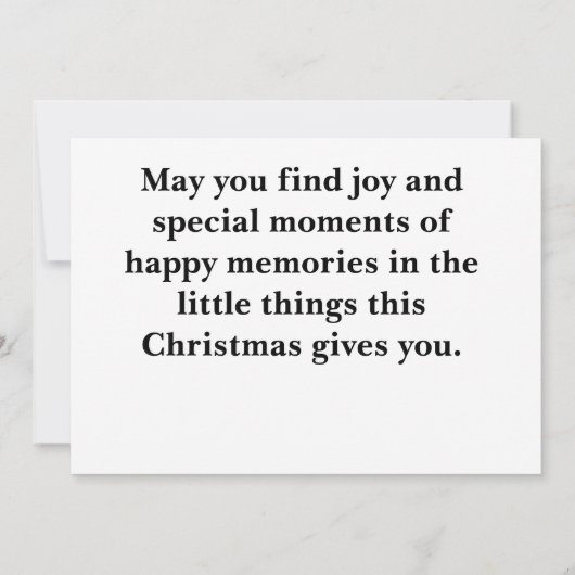 Frohe Weihnachten von Santa Dankeskarte (Rückseite)