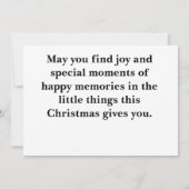 Frohe Weihnachten von Santa Dankeskarte (Rückseite)