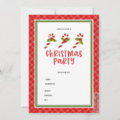 Frohe Weihnachten von Santa Einladung (Rückseite)