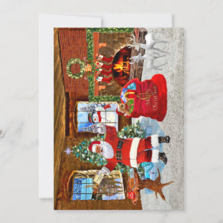 Frohe Weihnachten von Santa Einladung