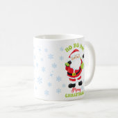 Frohe Weihnachten von Santa Kaffeetasse (VorderseiteRechts)
