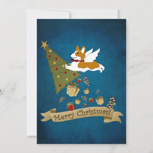 Frohe Weihnachten von Santa Paws! (Vorderseite)
