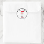 Frohe Weihnachten von Santa Sticker (Tasche)