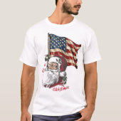 Frohe Weihnachten von Santa T-Shirt (Vorderseite)