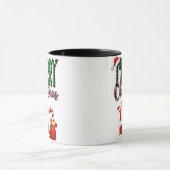 Frohe Weihnachten von Santa - Tasse (Zentrum)