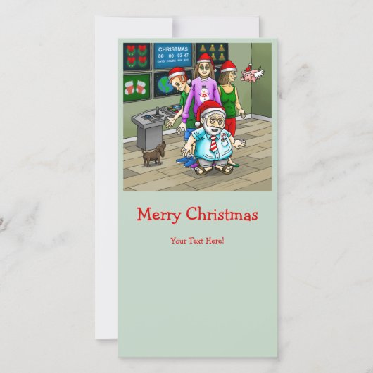 Frohe Weihnachten von Santas Büro (Vorderseite)