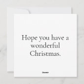 Frohe Weihnachten von Santas Werkstatt (Rückseite)