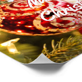 Frohe Weihnachten von Storeman Poster (Ecke)