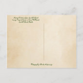 Frohe Weihnachten von Sunny Sanibel Island Florida Postkarte (Rückseite)