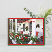 Frohe Weihnachten von Sunny St Augustine Florida (Stehend Vorderseite)