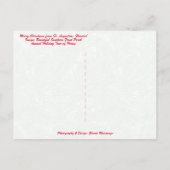 Frohe Weihnachten von Sunny St Augustine Florida (Rückseite)