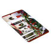 Frohe Weihnachten von Sunny St Augustine Florida Magnet (Rechte Seite)