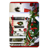 Frohe Weihnachten von Sunny St Augustine Florida Magnet (Vertikal)