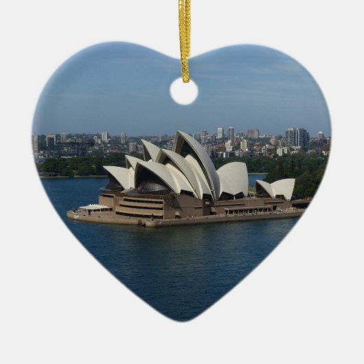 frohe Weihnachten von Sydney Keramik Ornament (Vorne)