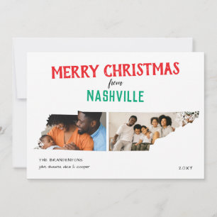 Frohe Weihnachten von Tennessee Two Photo Card