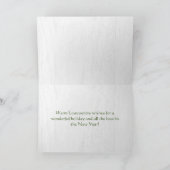 Frohe Weihnachten von The Lowcountry Bluffton SC (Innenseite)