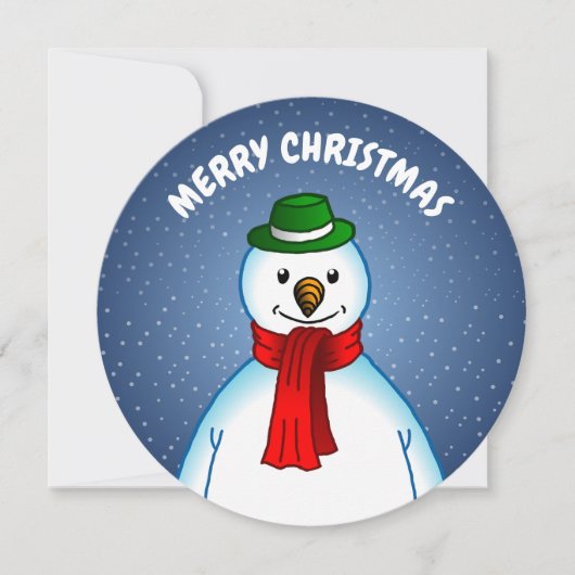 Frohe Weihnachten von The Snowman (Vorderseite)