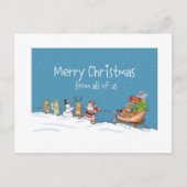 Frohe Weihnachten von uns allen (Vorderseite)