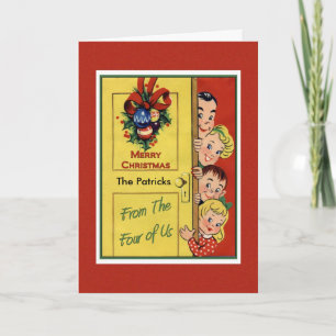 Frohe Weihnachten von uns vieren Vintage