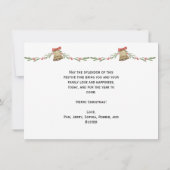 Frohe Weihnachten von unserem Camper zu deinen (Rückseite)