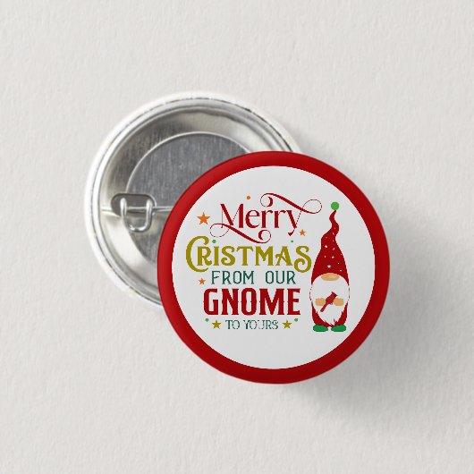 Frohe Weihnachten von unserem Genom zu deinen Button (Vorne & Hinten)