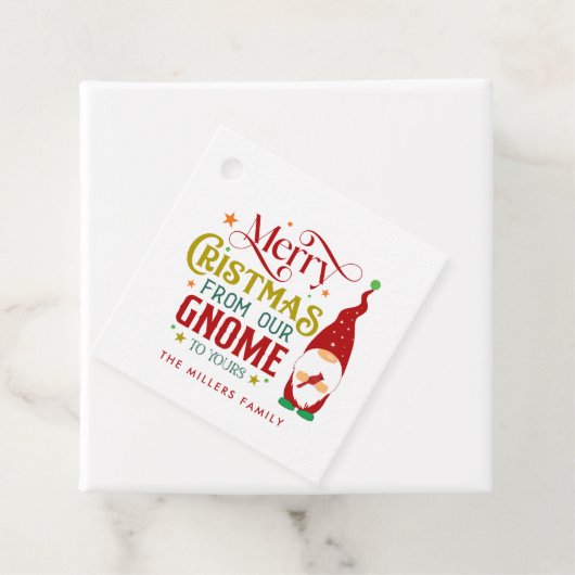 Frohe Weihnachten von unserem Genom zu deinen Geschenkanhänger (Beispiel)