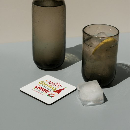 Frohe Weihnachten von unserem Genom zu deinen Rechteckiger Pappuntersetzer