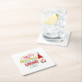 Frohe Weihnachten von unserem Genom zu deinen Rechteckiger Pappuntersetzer (Vor Ort)