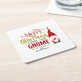 Frohe Weihnachten von unserem Genom zu deinen Rechteckiger Pappuntersetzer (angewinkelt)