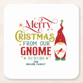 Frohe Weihnachten von unserem Genom zu deinen Rechteckiger Pappuntersetzer (Vorderseite)