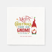 Frohe Weihnachten von unserem Genom zu deinen Serviette (Vorderseite)