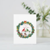 Frohe Weihnachten von unserem Gnome bis zu Yours a (Stehend Vorderseite)