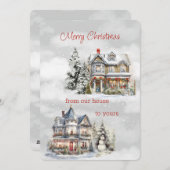 Frohe Weihnachten von unserem Haus zu Ihrem Viktor (Vorne/Hinten)