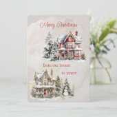 Frohe Weihnachten von unserem Haus zu Ihrem Viktor (Stehend Vorderseite)