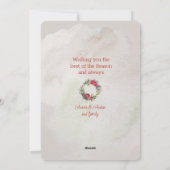 Frohe Weihnachten von unserem Haus zu Ihrem Viktor (Rückseite)