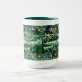 Frohe Weihnachten von unserem Zuhause zu Ihrem! Tasse (Zentrum)