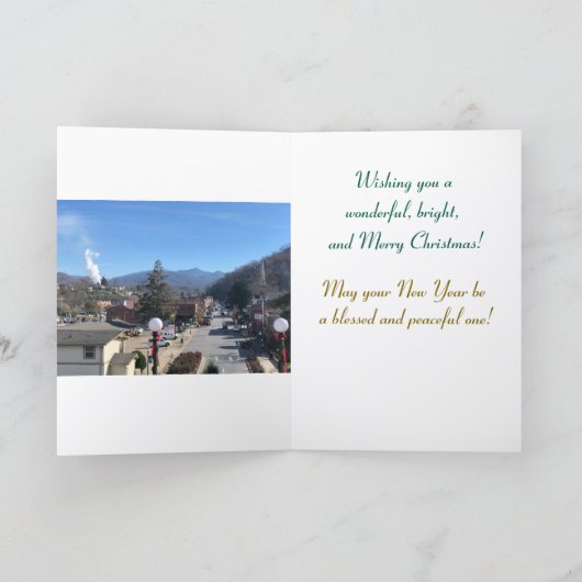 Frohe Weihnachten von unserer Familie zu deiner, C Karte (Innenseite)