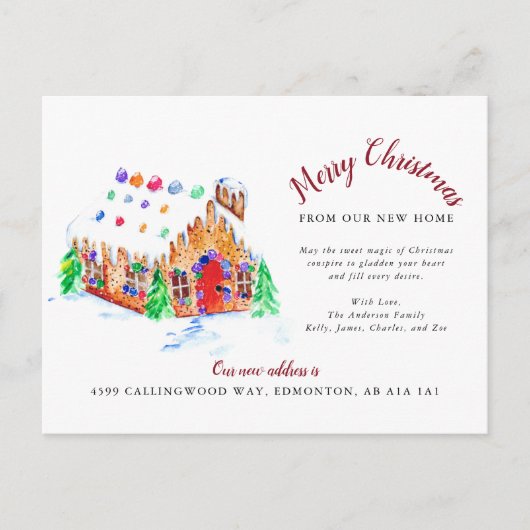 Frohe Weihnachten von unserer neuen Zuhause Moving (Vorderseite)