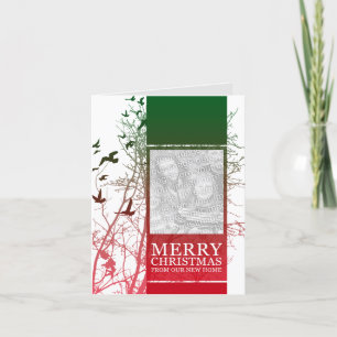 Frohe Weihnachten von unserer neuen Zuhause (silbr