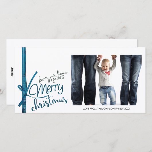 Frohe Weihnachten von unserer Zuhause bis zu deine (Vorne/Hinten)