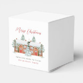 Frohe Weihnachten von unserer Zuhause zu deinen Geschenkschachtel (Rückseite)