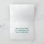 Frohe Weihnachten von Vero Beach Florida Ozean (Innenseite)