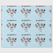 Frohe Weihnachten von Weihnachten und Freunden Geschenkpapier (Flach)