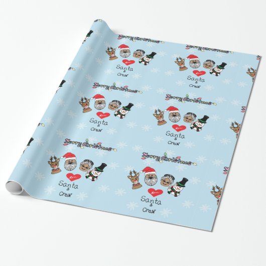 Frohe Weihnachten von Weihnachten und Freunden Geschenkpapier (Ungerollt)