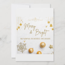 Frohe Weihnachten! Vorlage für die Holiday Card